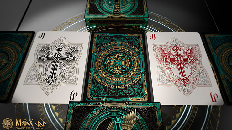 Royal Sanctuary Noble (foil) Emerald Kings Playing Cards