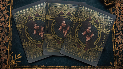 Egypt Mythology Black Edition (Pharaoh, Dark Gray) Playing Cards