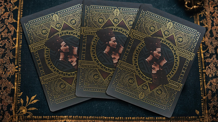 Egypt Mythology Black Edition (Pharaoh, Dark Gray) Playing Cards