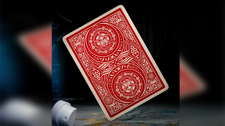 Obey Red Edition Playing Cards by theory11