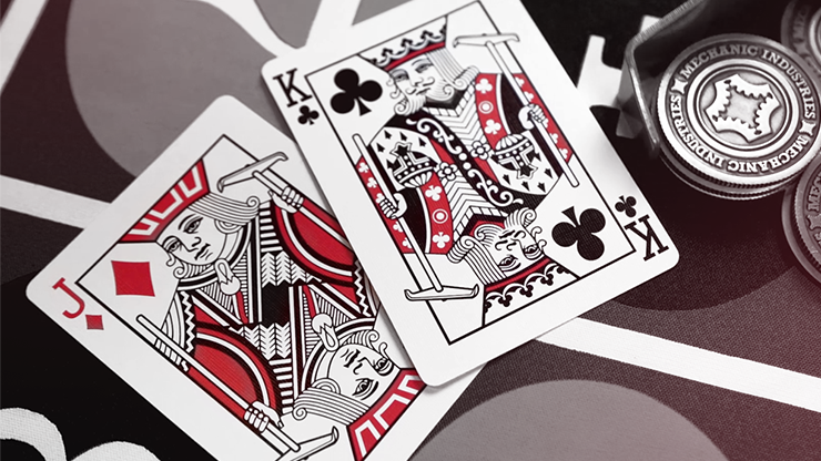 Roulette (Red) Playing Cards by Mechanic Industries