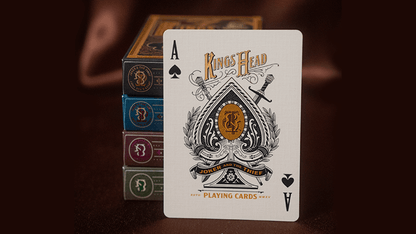 King's Head (Blue & Red) Playing Cards  by Joker and the Thief