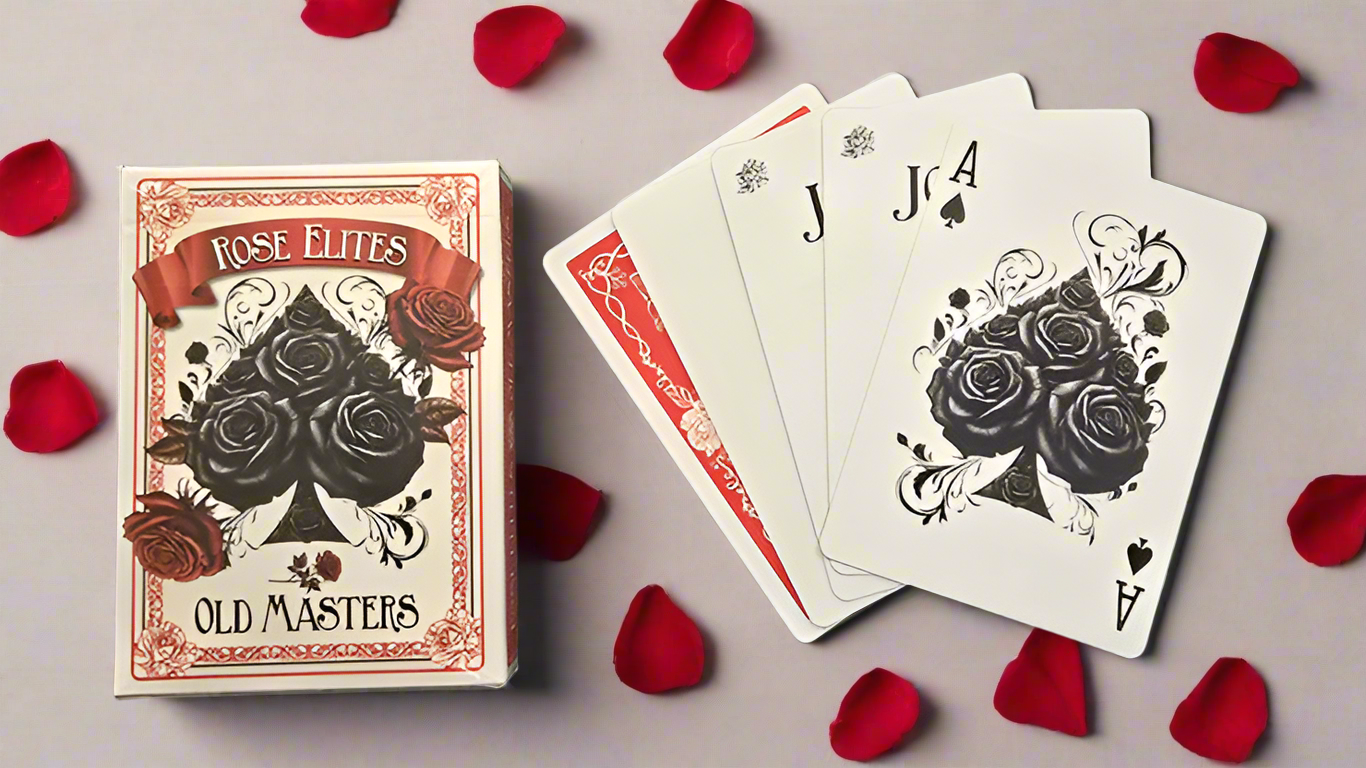 Rose Elites - Old Masters (Red) Playing Cards
