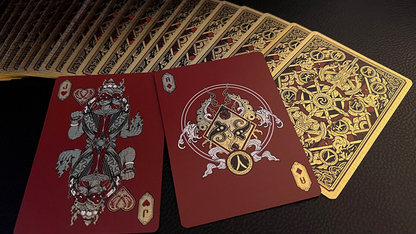 Asura Deluxe (Red) Playing Cards