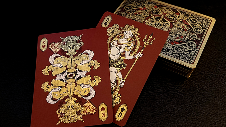 Asura Deluxe (Red) Playing Cards