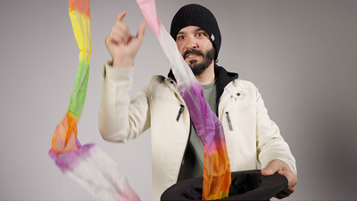 PRO SILK COLOSSAL RAINBOW STREAMER 33 foot X 18 inch by Murphy's Magic