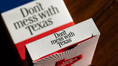 DON'T MESS WITH TEXAS™ PLAYING CARDS by Fultons