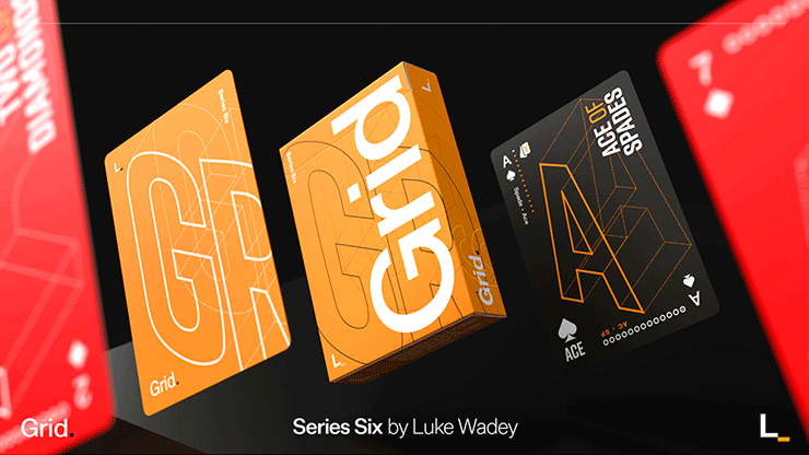 Grid Series Six- Typographic Playing Cards – 52Kards