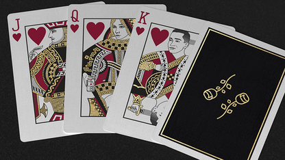 Gold Foil Black Roses Casino