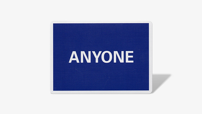 Cap Logo (Navy) ANYONE Playing Cards