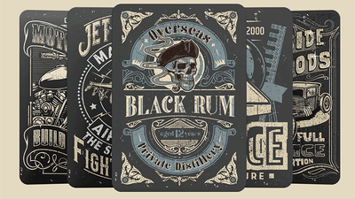 Black Rum Playing Cards