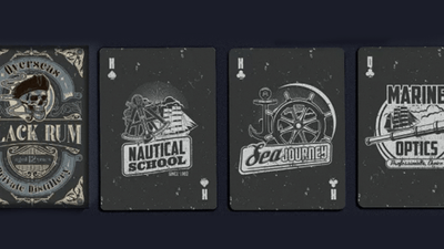 Black Rum Playing Cards