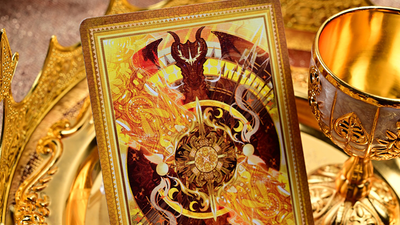 King Arthur V2 (Golden Dawn) Playing Cards by KING STAR