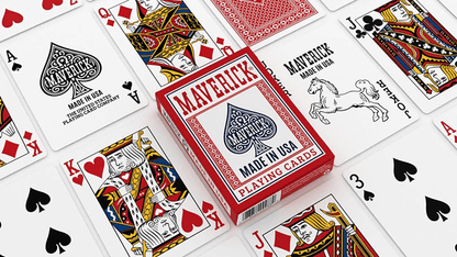 Maverick Made in the USA (Red) Playing Cards
