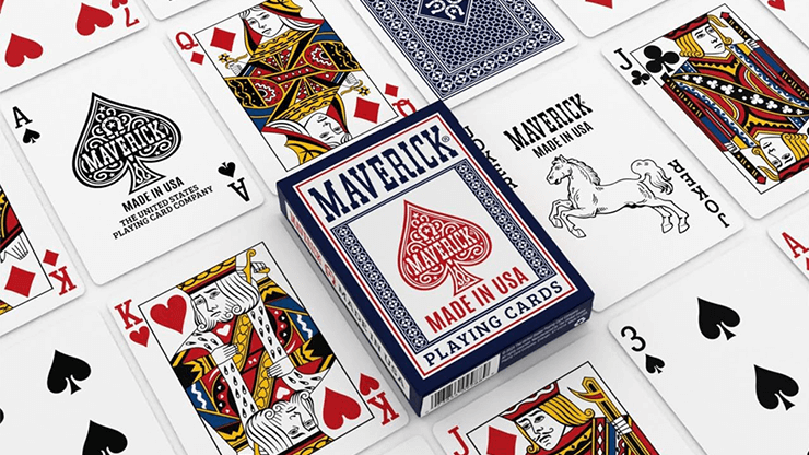 Maverick Made in the USA (Blue) Playing Cards