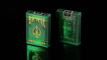Bicycle Metalluxe Green Playing Cards by US Playing Card Co.