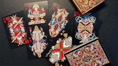 Sacred Legends Black Edition Playing Cards  by HypieLab