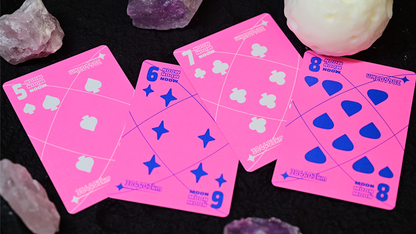Moon (Pink) Playing Cards