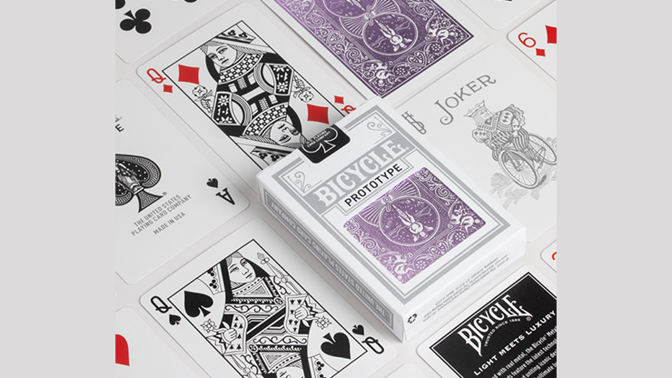 Bicycle Prototype (Purple MetalLuxe) Playing Cards by USPCC – 52Kards