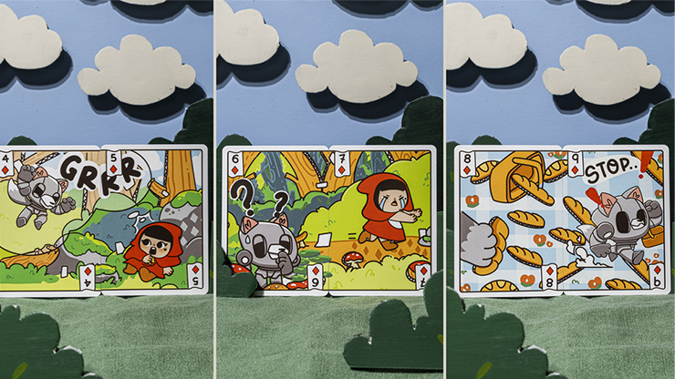 Bicycle Paper Royals Red Riding Hood