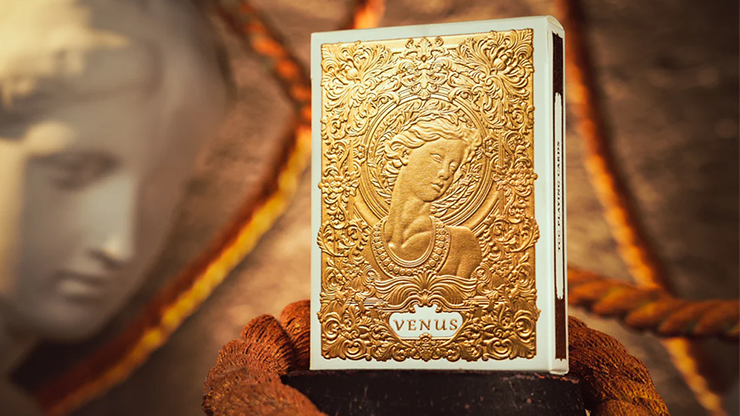 Venus Platinum ( White and Black) Playing Cards by TCC Fashion – 52Kards