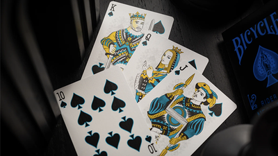 Bicycle Cool Blue Neon Rider Back Playing Cards