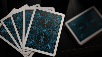 Bicycle Cool Blue Neon Rider Back Playing Cards