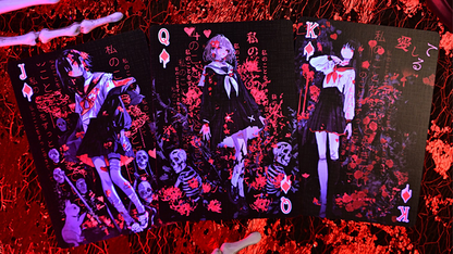 Crimson Maple Playing Cards by Evolkad