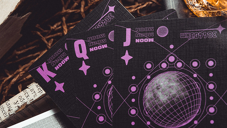 Moon (Black) Playing Cards