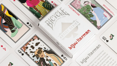 Bicycle Bijou Karman Purp/Red Box Set