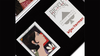 Bicycle Bijou Karman Purp/Red Box Set