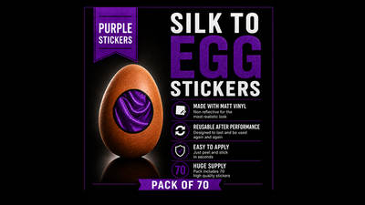 Silk to Egg Stickers Pack of 70