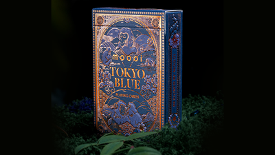 Front of the blue-and-copper Moooi Tokyo Blue tuck box