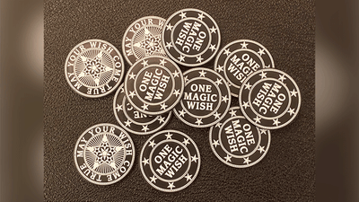 Giveaway Magic Wishing Coins (20 Plastic Coins)