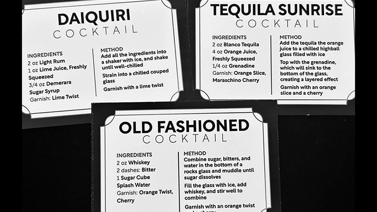 Cocktail Cards