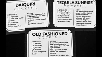 Cocktail Cards