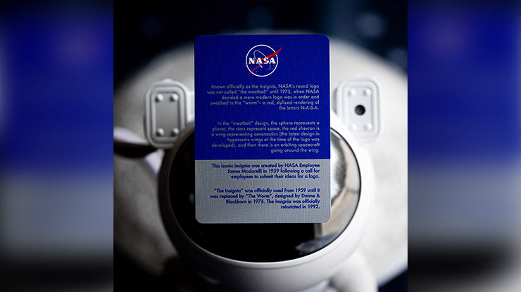 NASA HOLOGRAPHIC FOIL "MEATBALL" LOGO
