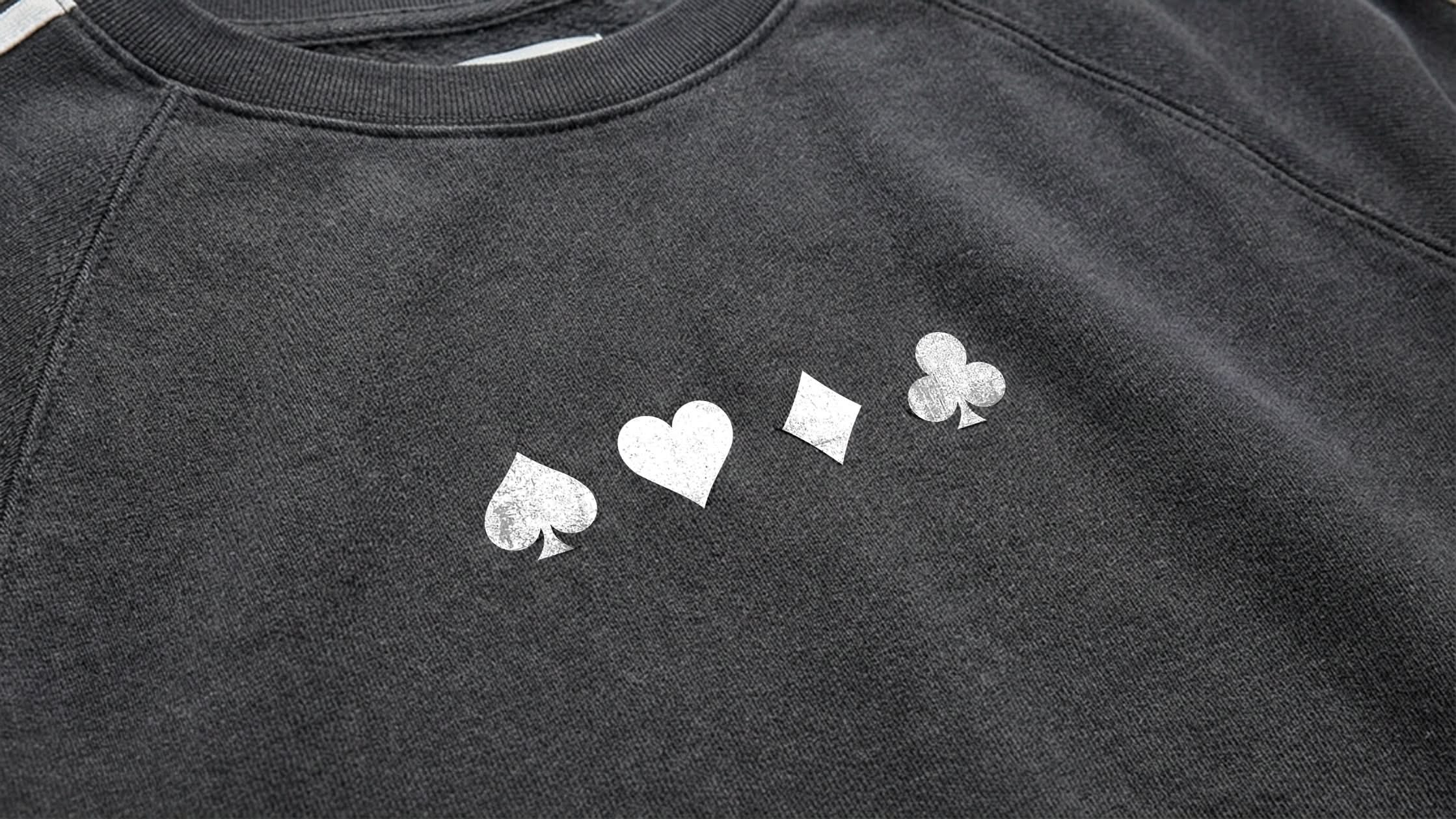 'CHSD' Snow Washed Tape Sweatshirt