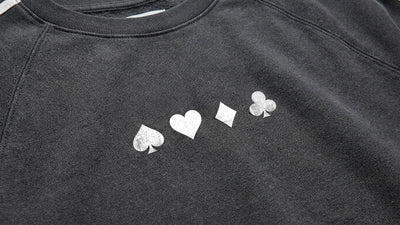 'CHSD' Snow Washed Tape Sweatshirt