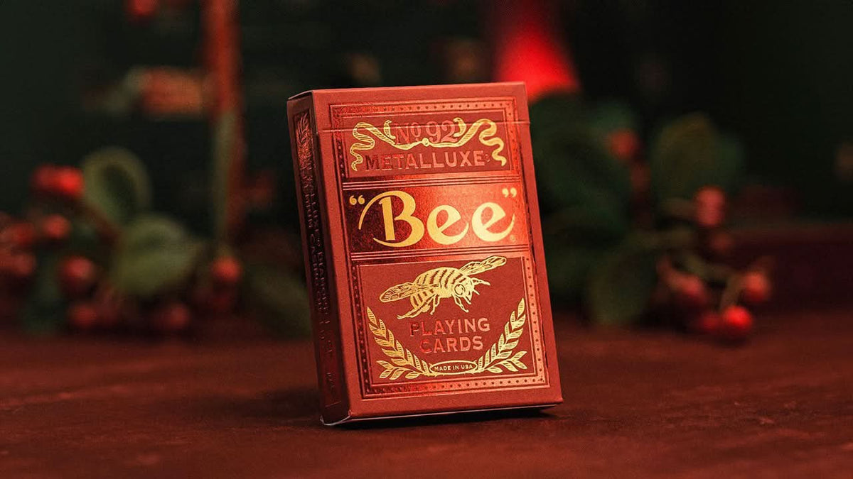 close up of bee metalluxe 52kards