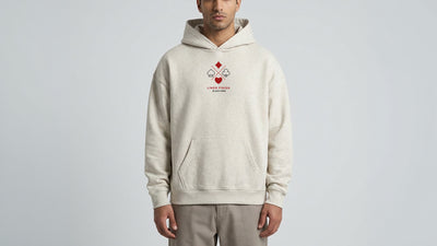 'Linen Finish' Heavyweight Hoodie