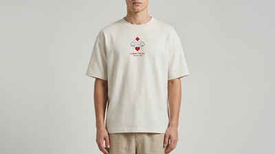 'Linen Finish' Vintage Oversized Cotton Tee
