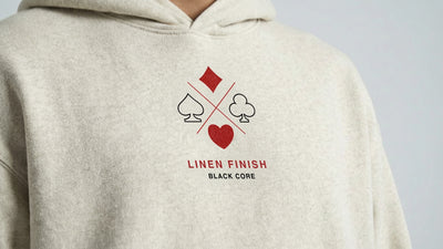 'Linen Finish' Heavyweight Hoodie