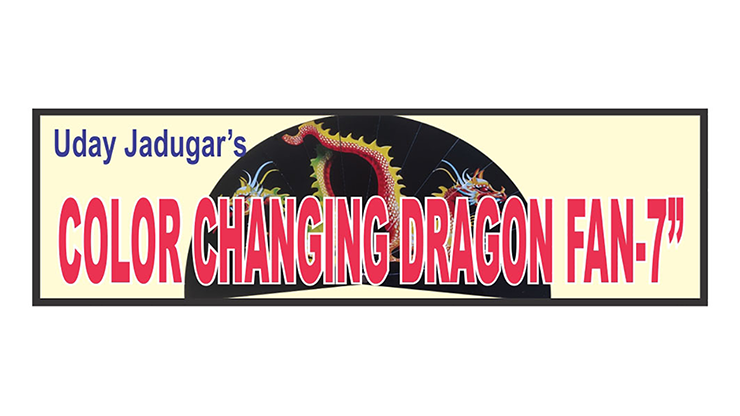 Color Changing Dragon Fan 7"- Trick product video — 52Kards