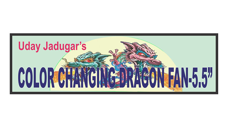 Color Changing Dragon Fan 5"- Trick product video — 52Kards