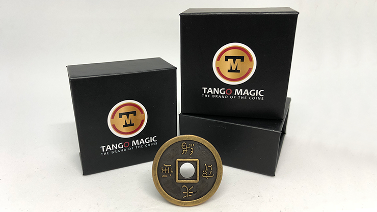 Normal Chinese coin Brass by Tango - Trick (CH013) product video — 52Kards