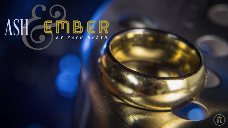 Ash and Ember Gold Curved Size 8 (2 Rings) by Zach Heath  - Trick product video — 52Kards