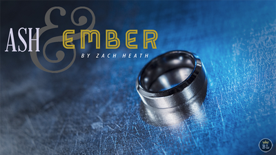 Ash and Ember Silver Beveled Size 9 (2 Rings) by Zach Heath  - Trick product video — 52Kards