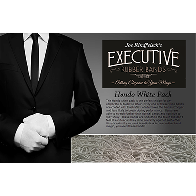 Joe Rindfleisch's Executive Rubber Bands (Hondo - White Pack) by Joe Rindfleisch - Trick product video — 52Kards