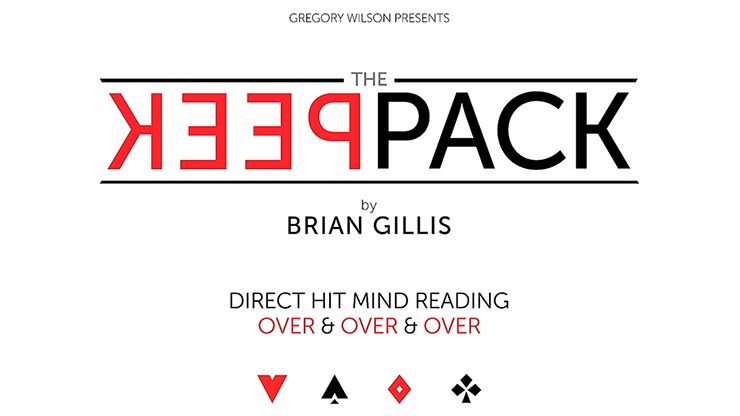 Gregory Wilson Presents The Peek Pack by Brian Gillis (Gimmicks and Online Instructions) - Trick product video — 52Kards